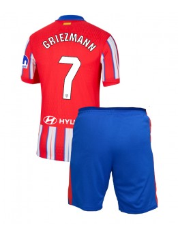 Atletico Madrid Antoine Griezmann #7 Dječji Domaci Dres kompleti 2024-25 Kratak Rukavima (+ kratke hlače)